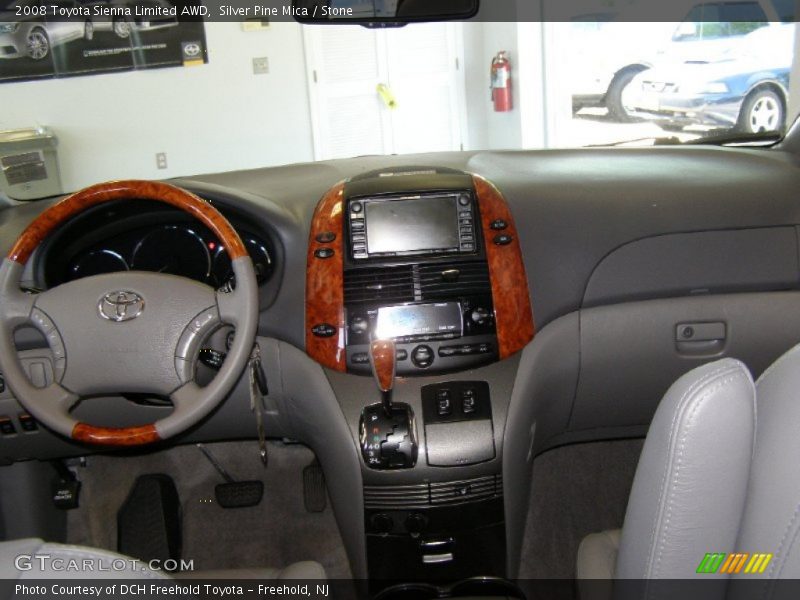Silver Pine Mica / Stone 2008 Toyota Sienna Limited AWD