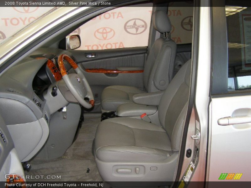 Silver Pine Mica / Stone 2008 Toyota Sienna Limited AWD