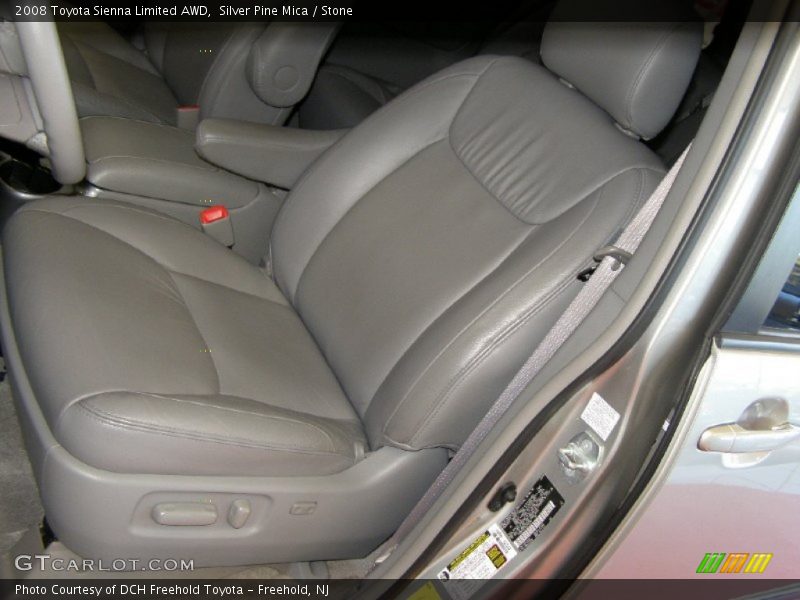 Silver Pine Mica / Stone 2008 Toyota Sienna Limited AWD