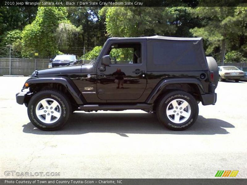 Black / Dark Slate Gray/Medium Slate Gray 2010 Jeep Wrangler Sahara 4x4
