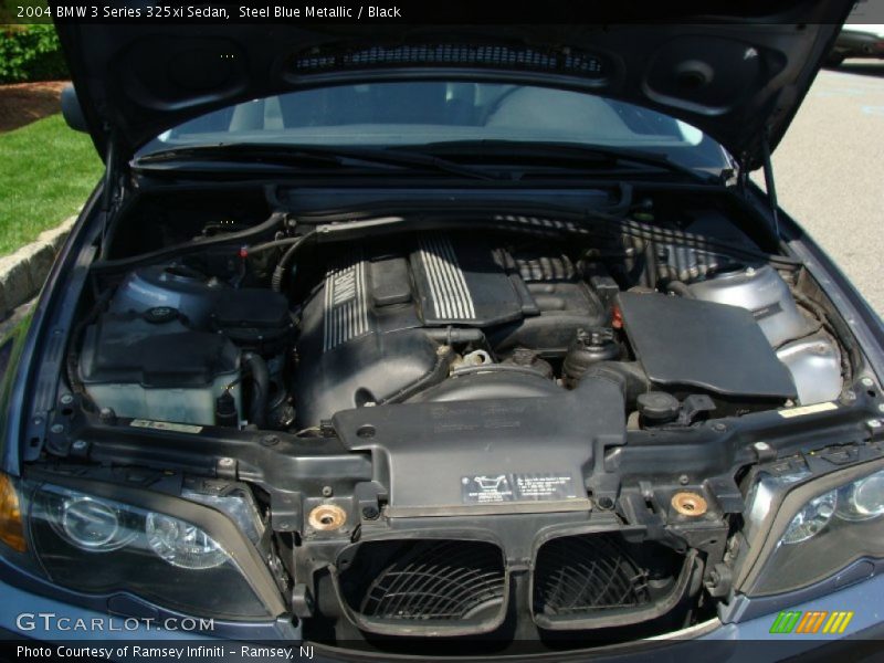 Steel Blue Metallic / Black 2004 BMW 3 Series 325xi Sedan