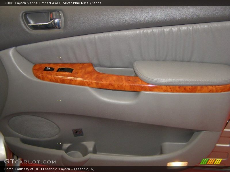 Silver Pine Mica / Stone 2008 Toyota Sienna Limited AWD