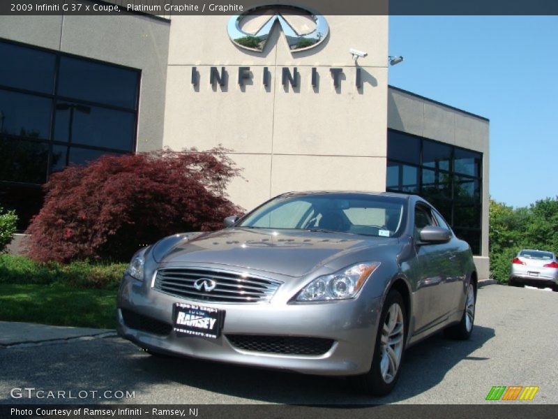 Platinum Graphite / Graphite 2009 Infiniti G 37 x Coupe