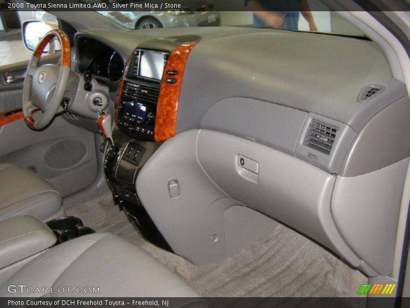 Silver Pine Mica / Stone 2008 Toyota Sienna Limited AWD