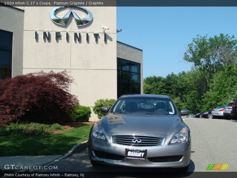Platinum Graphite / Graphite 2009 Infiniti G 37 x Coupe