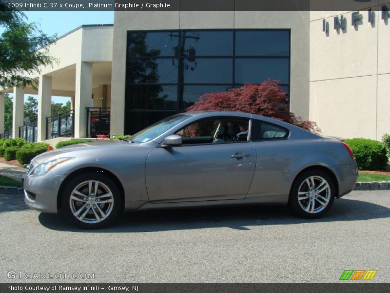 Platinum Graphite / Graphite 2009 Infiniti G 37 x Coupe
