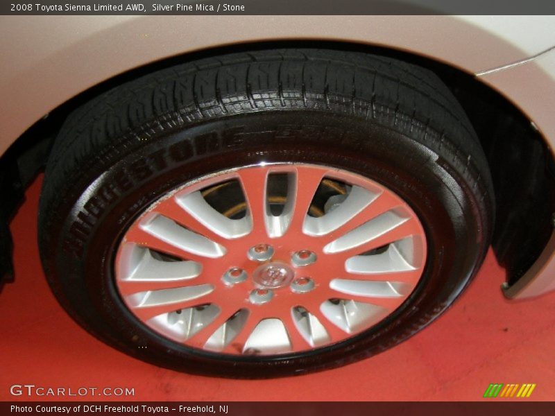 Silver Pine Mica / Stone 2008 Toyota Sienna Limited AWD