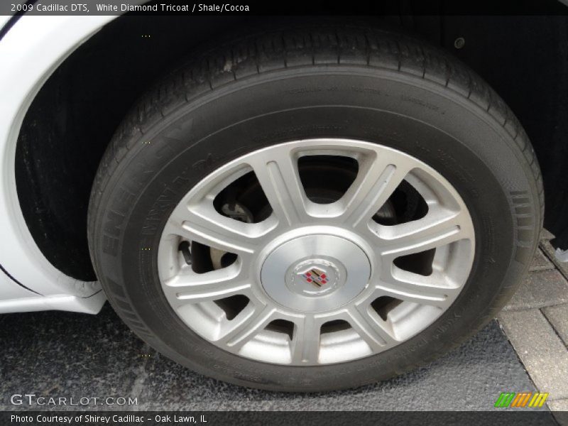 White Diamond Tricoat / Shale/Cocoa 2009 Cadillac DTS