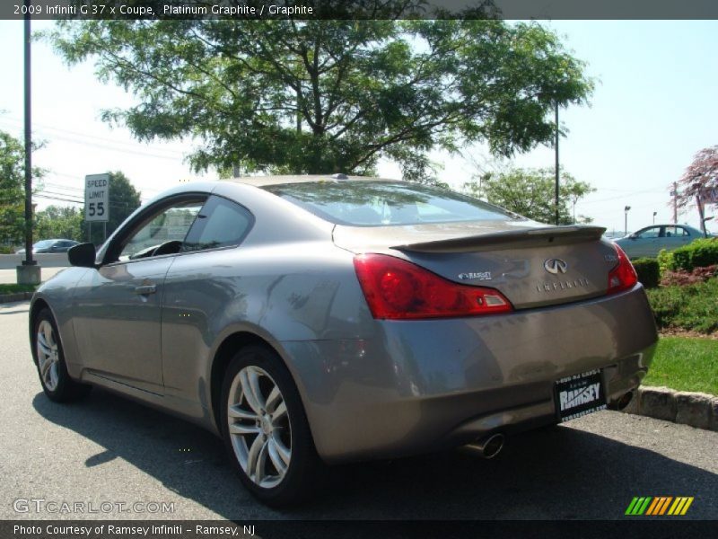 Platinum Graphite / Graphite 2009 Infiniti G 37 x Coupe