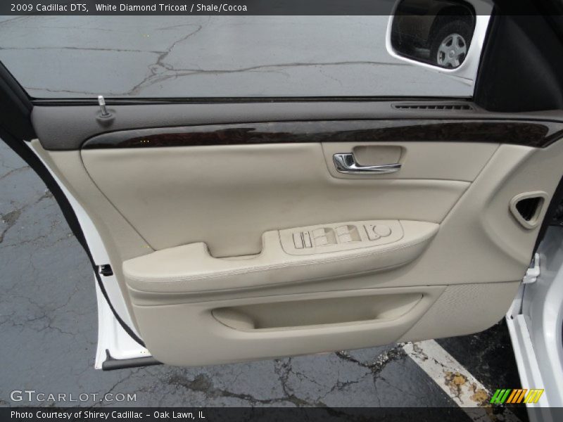 White Diamond Tricoat / Shale/Cocoa 2009 Cadillac DTS