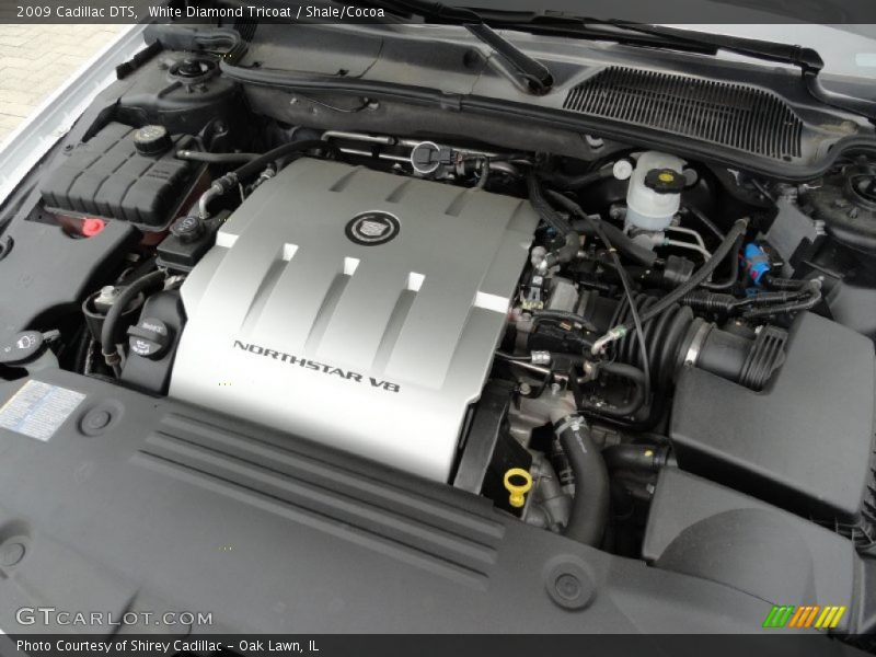 White Diamond Tricoat / Shale/Cocoa 2009 Cadillac DTS