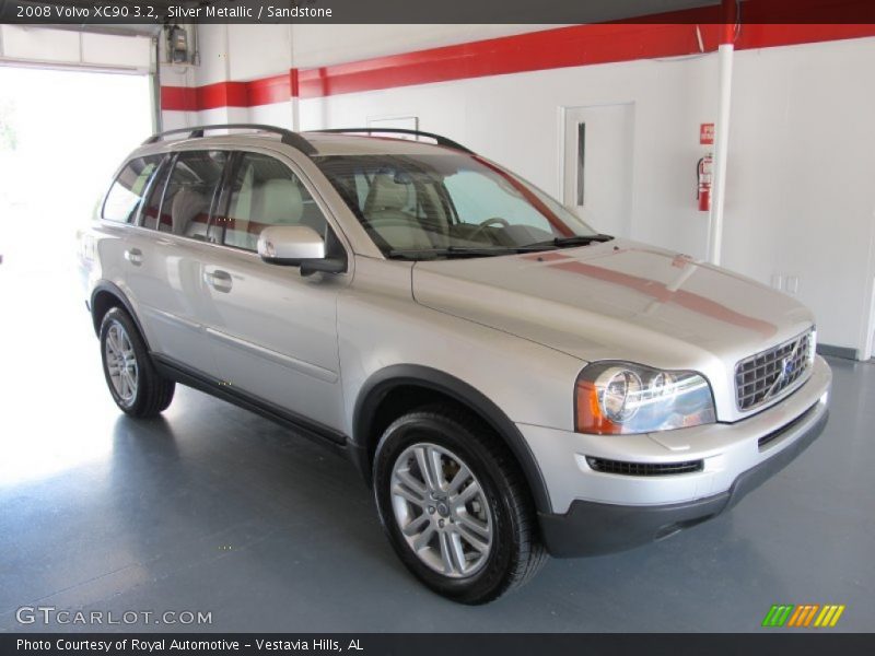 Silver Metallic / Sandstone 2008 Volvo XC90 3.2