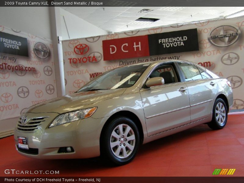 Desert Sand Metallic / Bisque 2009 Toyota Camry XLE