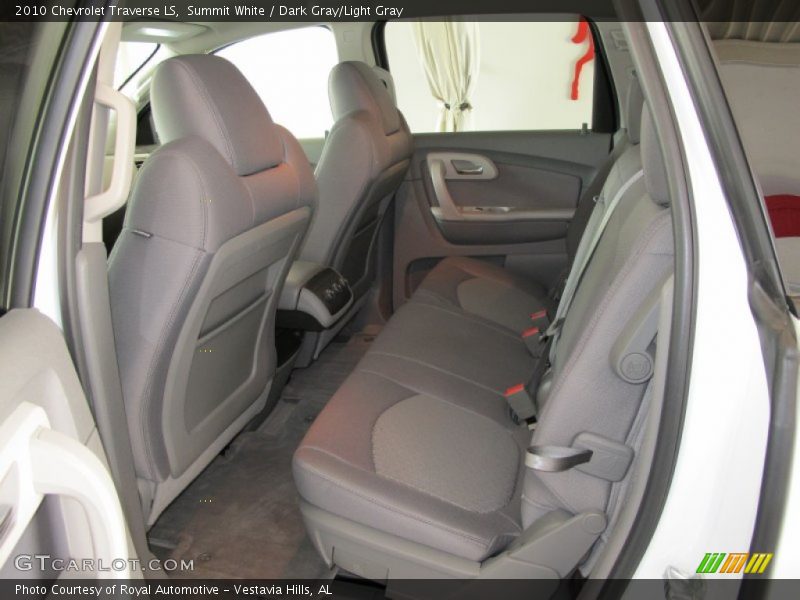 Summit White / Dark Gray/Light Gray 2010 Chevrolet Traverse LS
