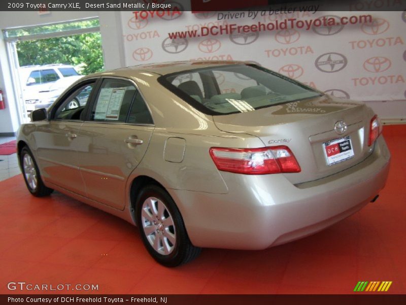 Desert Sand Metallic / Bisque 2009 Toyota Camry XLE