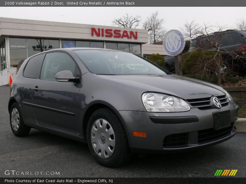 United Grey Metallic / Anthracite Black 2008 Volkswagen Rabbit 2 Door