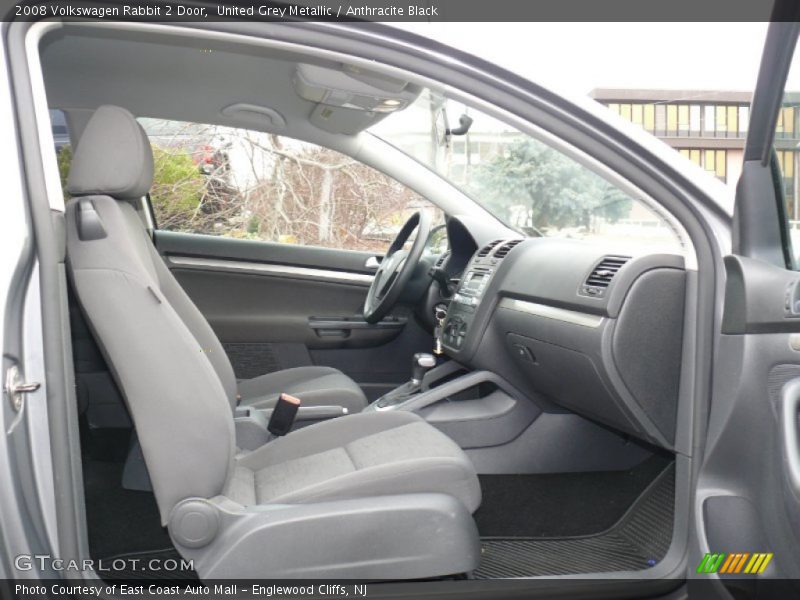  2008 Rabbit 2 Door Anthracite Black Interior