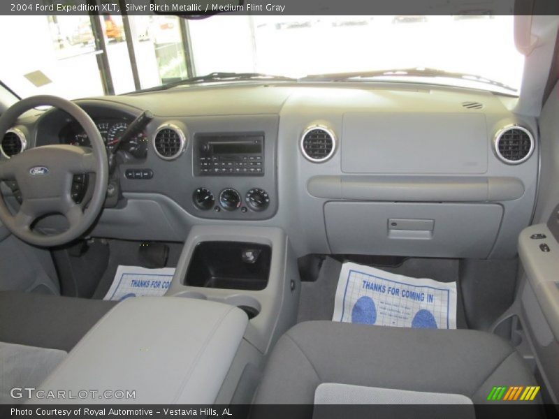Silver Birch Metallic / Medium Flint Gray 2004 Ford Expedition XLT