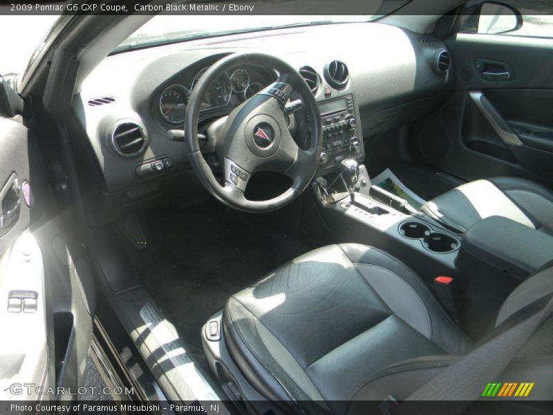  2009 G6 GXP Coupe Ebony Interior