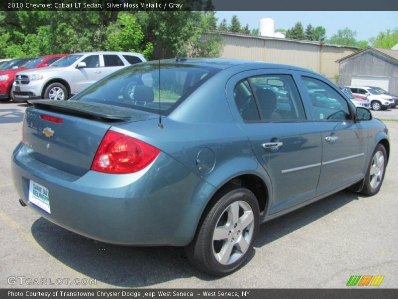 Silver Moss Metallic / Gray 2010 Chevrolet Cobalt LT Sedan