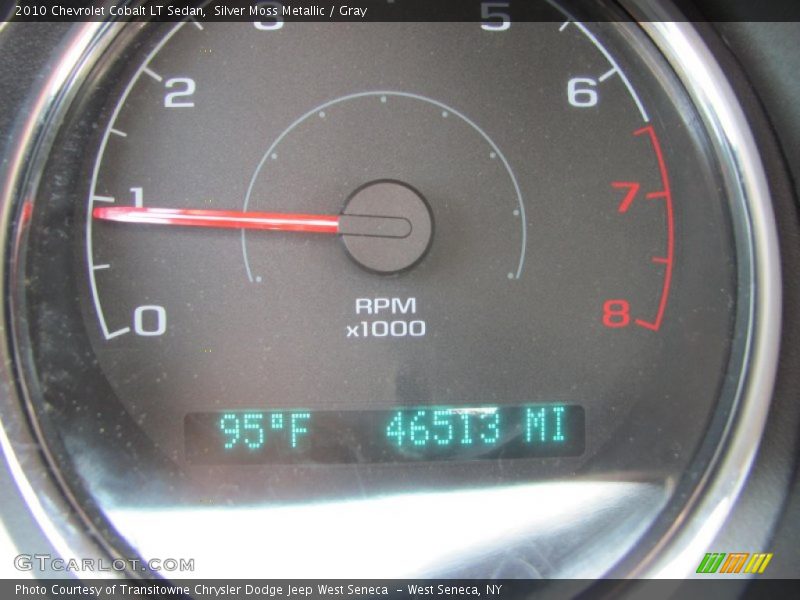 Silver Moss Metallic / Gray 2010 Chevrolet Cobalt LT Sedan