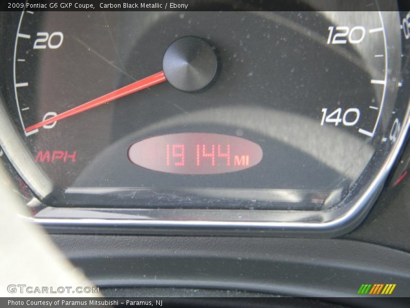 Carbon Black Metallic / Ebony 2009 Pontiac G6 GXP Coupe