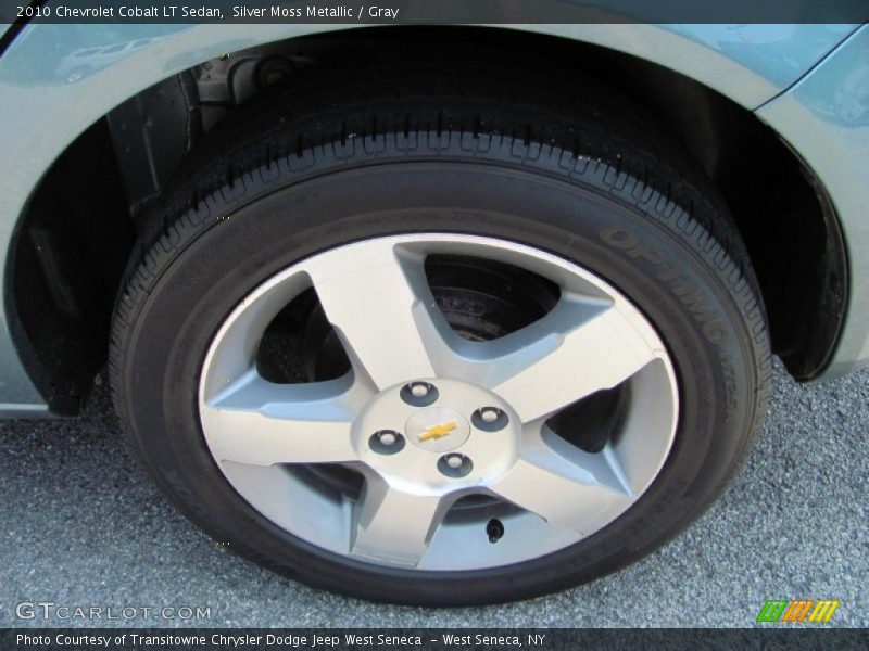 Silver Moss Metallic / Gray 2010 Chevrolet Cobalt LT Sedan