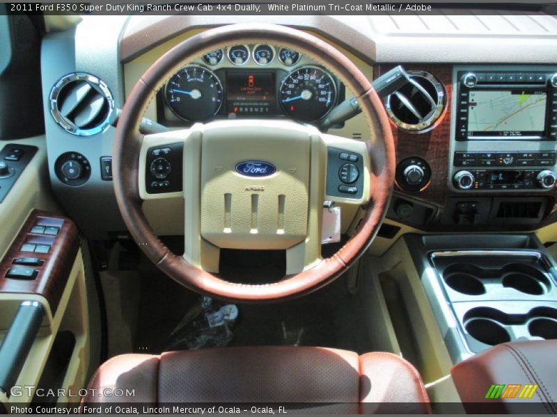 Dashboard of 2011 F350 Super Duty King Ranch Crew Cab 4x4 Dually