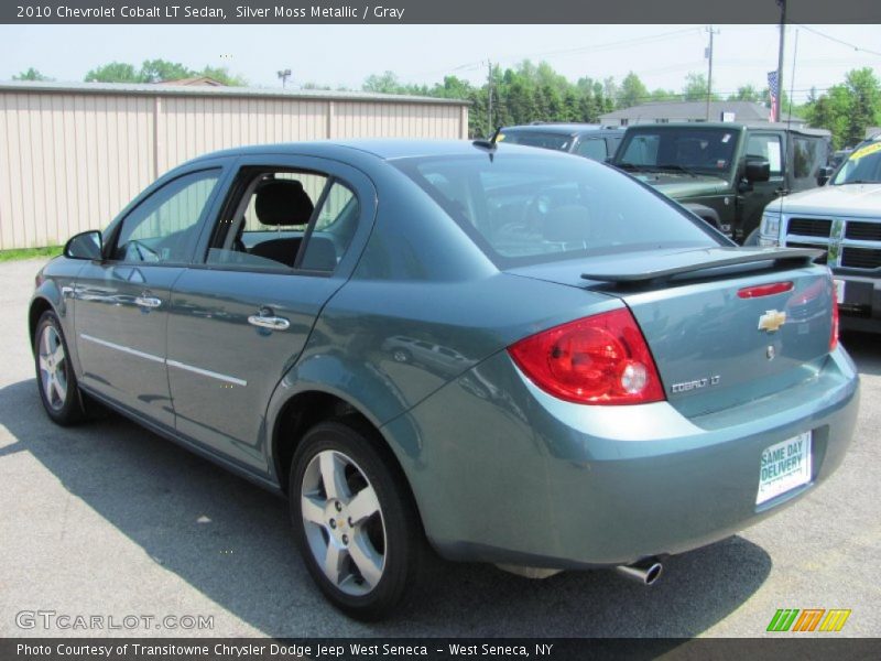 Silver Moss Metallic / Gray 2010 Chevrolet Cobalt LT Sedan