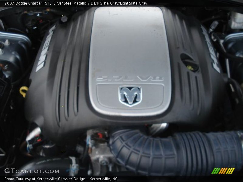 Silver Steel Metallic / Dark Slate Gray/Light Slate Gray 2007 Dodge Charger R/T