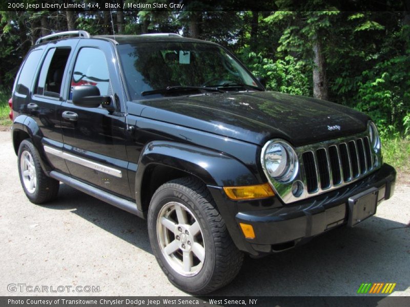 Black / Medium Slate Gray 2006 Jeep Liberty Limited 4x4