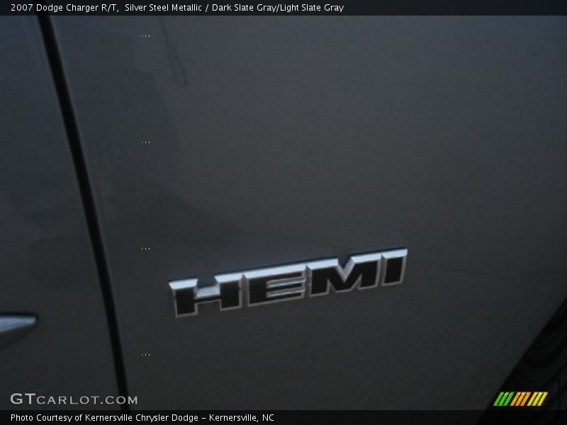 Silver Steel Metallic / Dark Slate Gray/Light Slate Gray 2007 Dodge Charger R/T