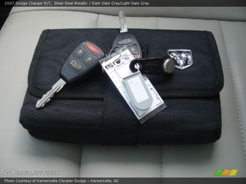 Silver Steel Metallic / Dark Slate Gray/Light Slate Gray 2007 Dodge Charger R/T