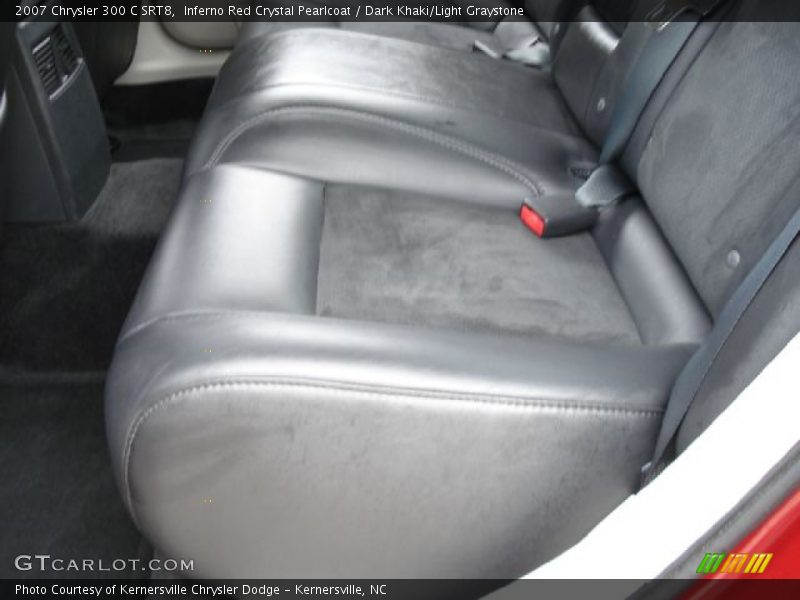 Inferno Red Crystal Pearlcoat / Dark Khaki/Light Graystone 2007 Chrysler 300 C SRT8
