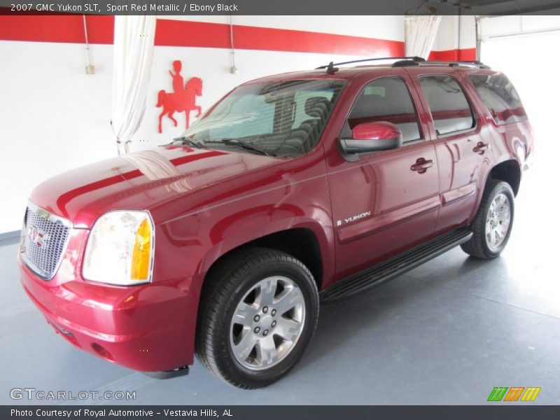 Sport Red Metallic / Ebony Black 2007 GMC Yukon SLT