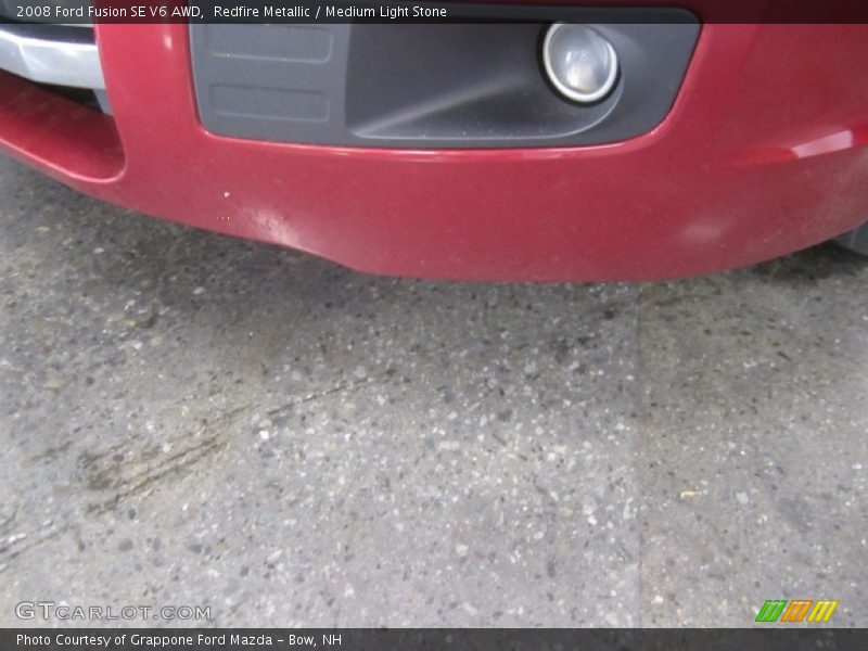 Redfire Metallic / Medium Light Stone 2008 Ford Fusion SE V6 AWD