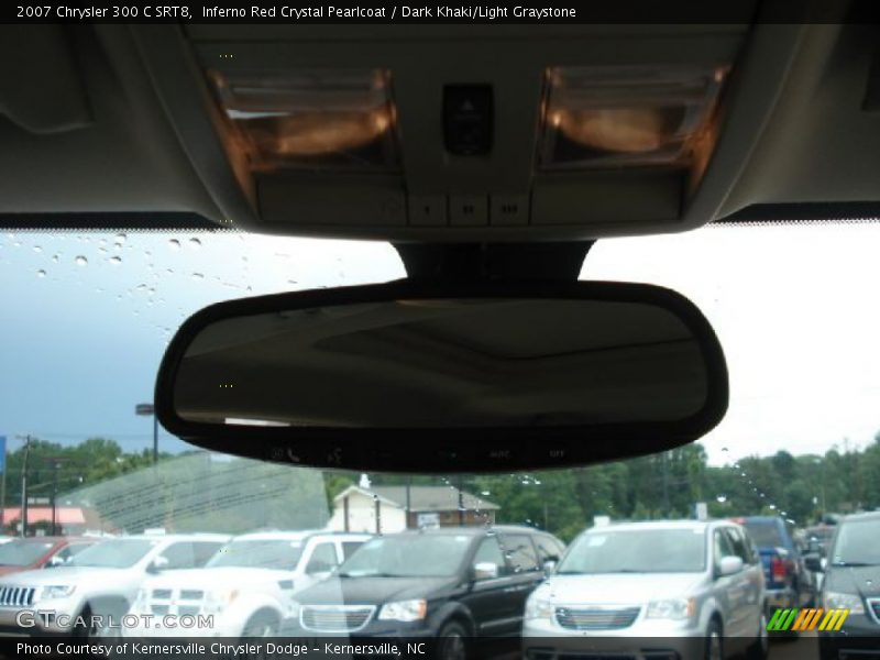 Inferno Red Crystal Pearlcoat / Dark Khaki/Light Graystone 2007 Chrysler 300 C SRT8