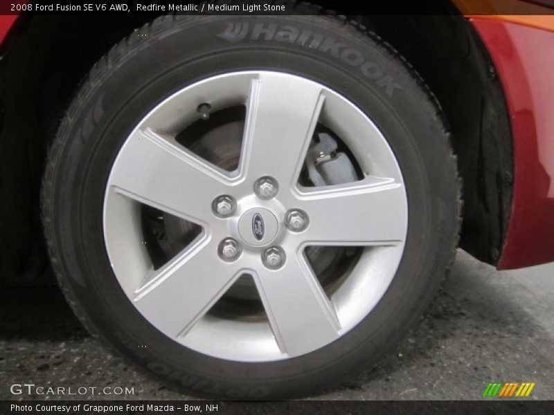Redfire Metallic / Medium Light Stone 2008 Ford Fusion SE V6 AWD