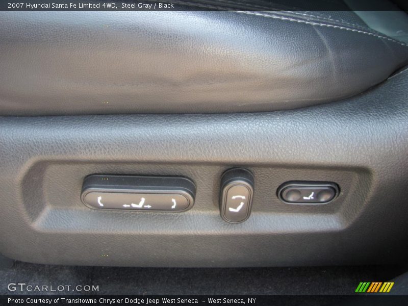 Steel Gray / Black 2007 Hyundai Santa Fe Limited 4WD