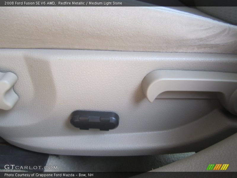Redfire Metallic / Medium Light Stone 2008 Ford Fusion SE V6 AWD