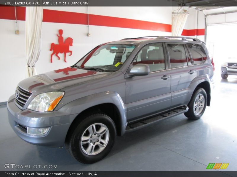 Ash Blue Mica / Dark Gray 2005 Lexus GX 470