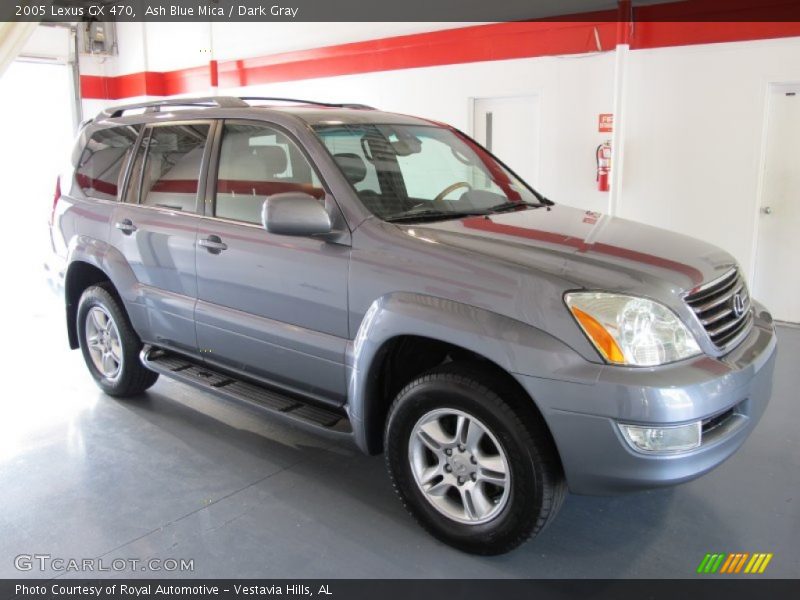Ash Blue Mica / Dark Gray 2005 Lexus GX 470