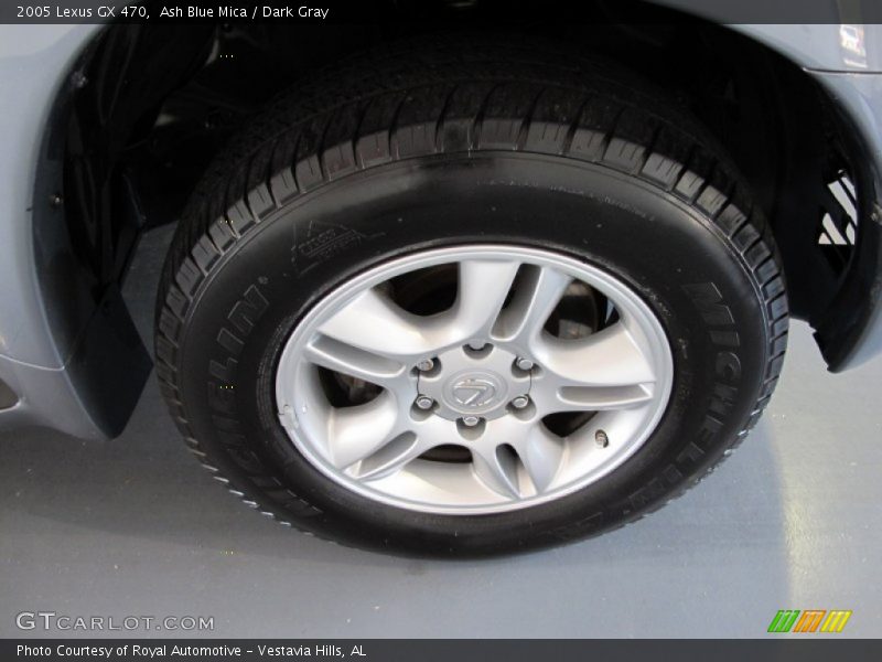 Ash Blue Mica / Dark Gray 2005 Lexus GX 470