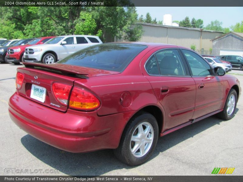 Sport Red / Neutral 2004 Oldsmobile Alero GL1 Sedan