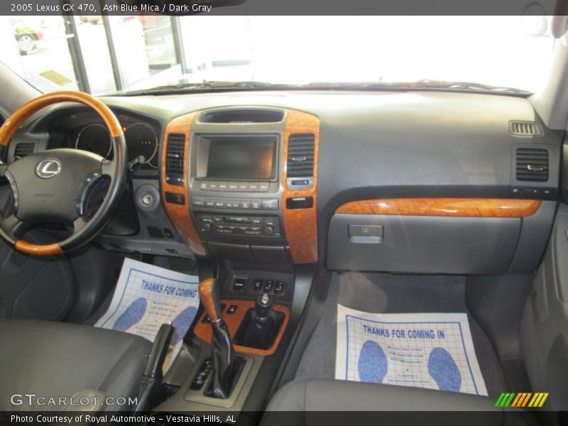 Ash Blue Mica / Dark Gray 2005 Lexus GX 470