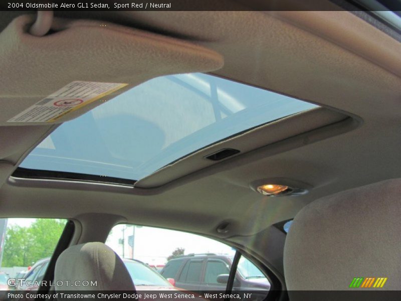 Sport Red / Neutral 2004 Oldsmobile Alero GL1 Sedan