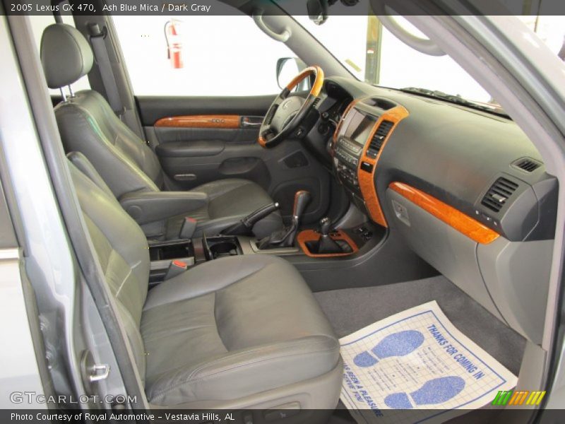 Ash Blue Mica / Dark Gray 2005 Lexus GX 470