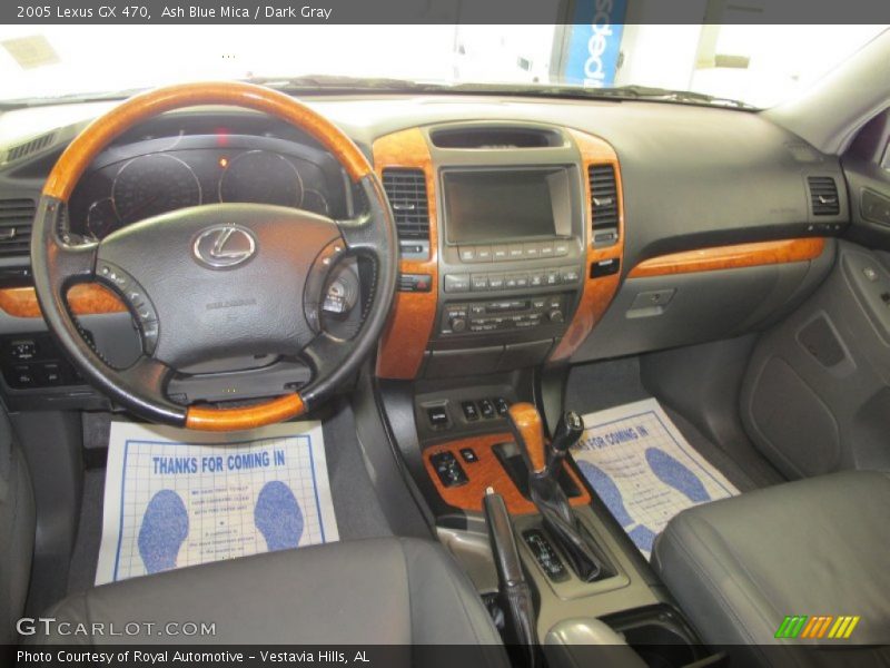 Ash Blue Mica / Dark Gray 2005 Lexus GX 470