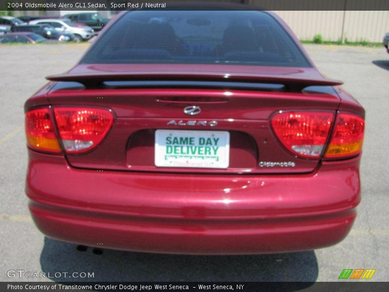 Sport Red / Neutral 2004 Oldsmobile Alero GL1 Sedan
