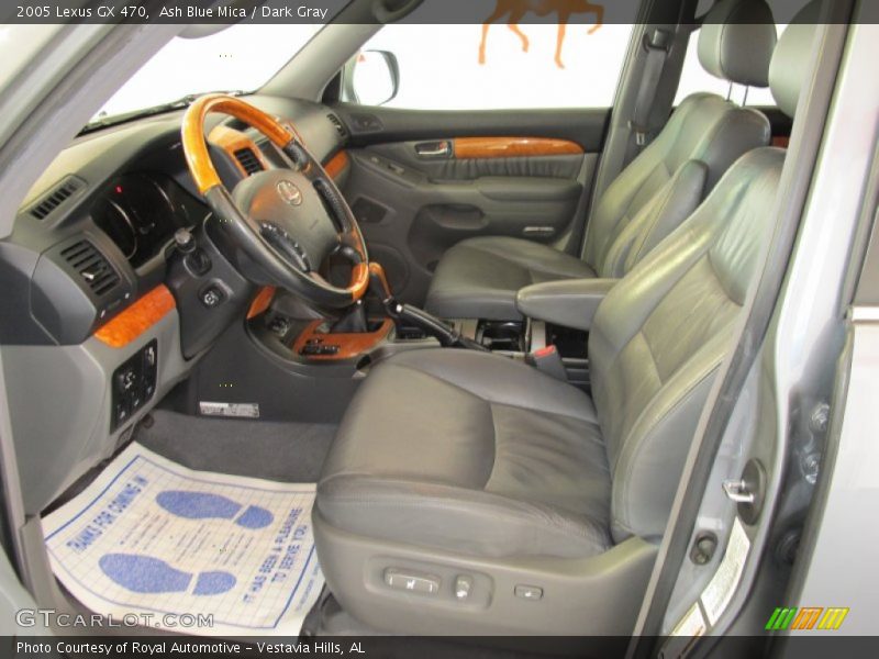 Ash Blue Mica / Dark Gray 2005 Lexus GX 470